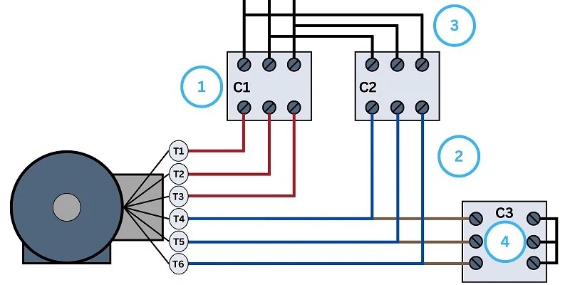 How To Wire A Star Delta Motor With Diagram Infoupdate Org