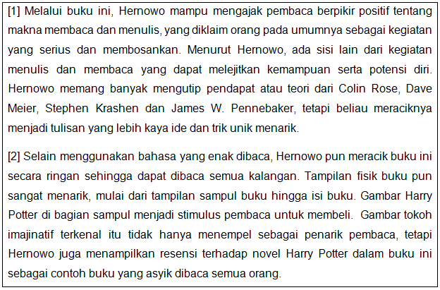 Tampilan buku yang dikarang oleh Hernowo tampak un&hellip;