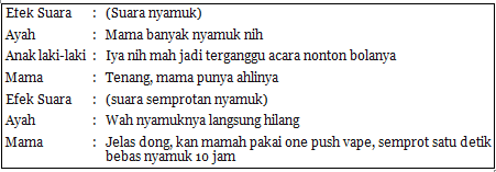 Amati paparan iklan radio melalui naskah berikut! &hellip;