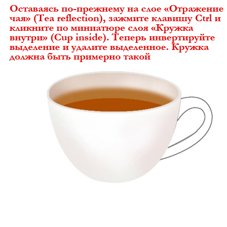 как нарисовать ручку у кружки