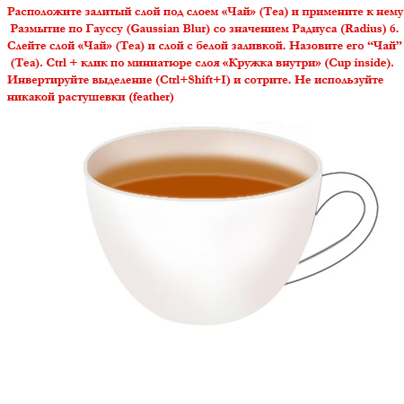 как нарисовать ручку у кружки