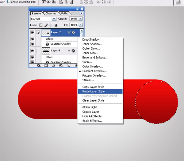 как нарисовать кнопку в фотошопе
