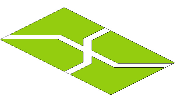 нарисовать парковую зону