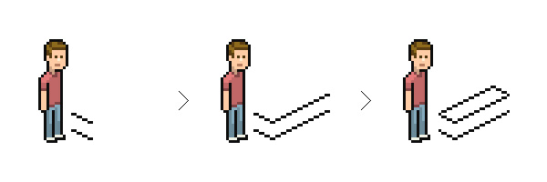 нарисовать парковую зону