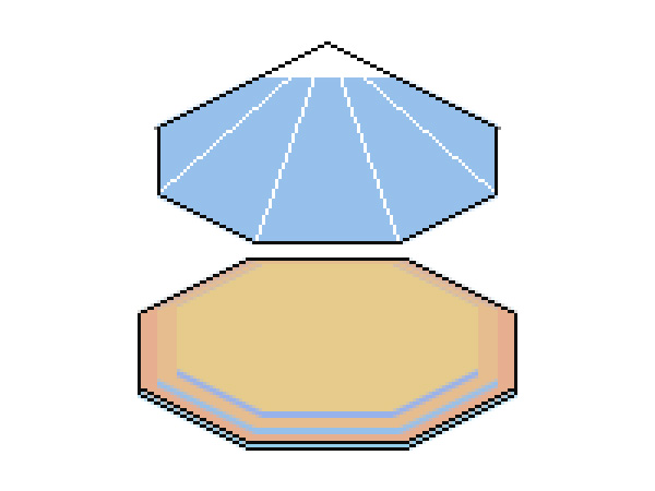 нарисовать парковую зону
