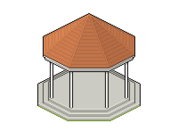 нарисовать парковую зону