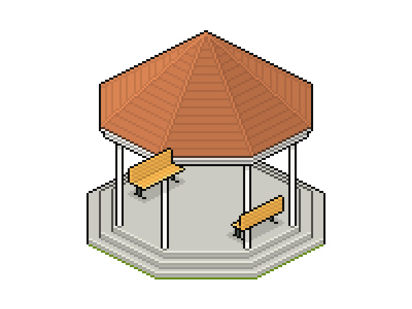 нарисовать парковую зону