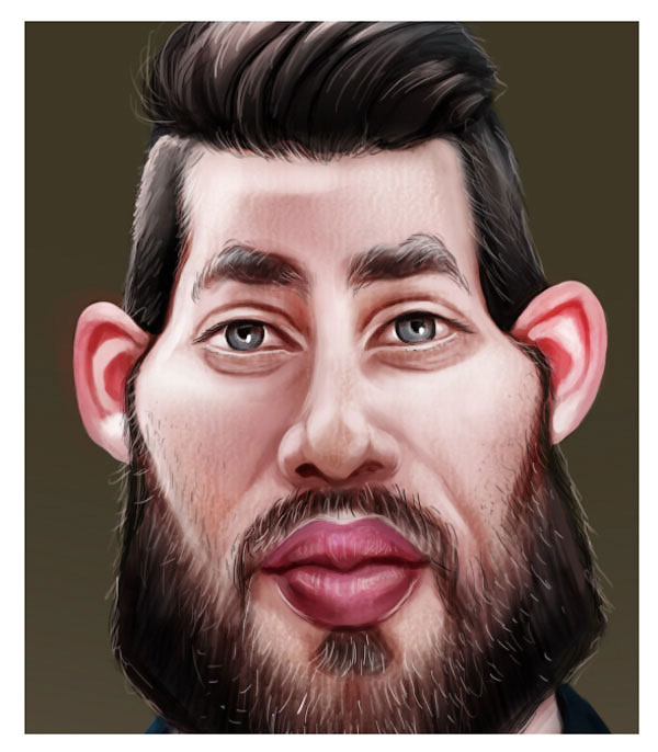как нарисовать карикатуру человека
