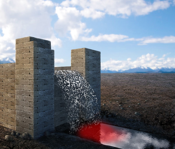 как рисовать брызги воды