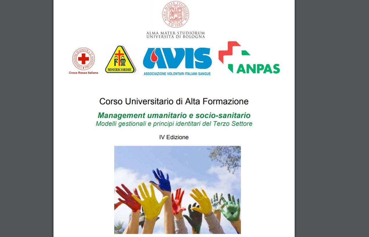 Riparte Il Corso Universitario Di Alta Formazione “Management Umanitario E Socio-Sanitario. Modelli Gestionali E Principi Identitari Del Terzo Settore” - Croce Rossa Italiana 816_x_1270_jpg