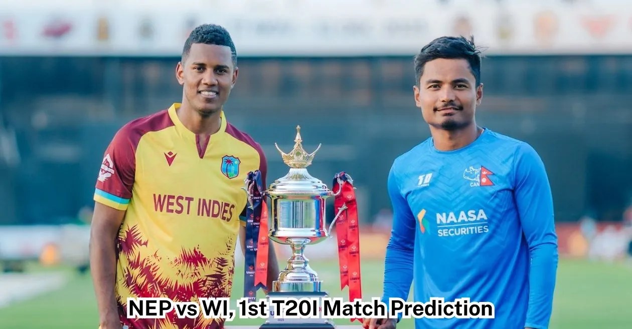 NEP vs WI, 1st T20I Match Prediction: Who will win today’s match between Nepal and West Indies? NEP vs WI, 1st T20I Match Prediction: Who will win today’s match between Nepal and West Indies?