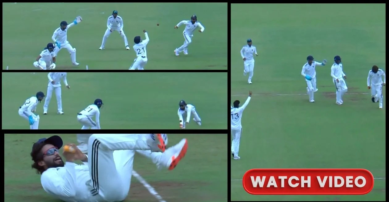 WATCH: Rajat Patidar takes a never-seen-before catch in Duleep Trophy 2025 final between South Zone and Central Zone WATCH: Rajat Patidar takes a never-seen-before catch in Duleep Trophy 2025 final between South Zone and Central Zone