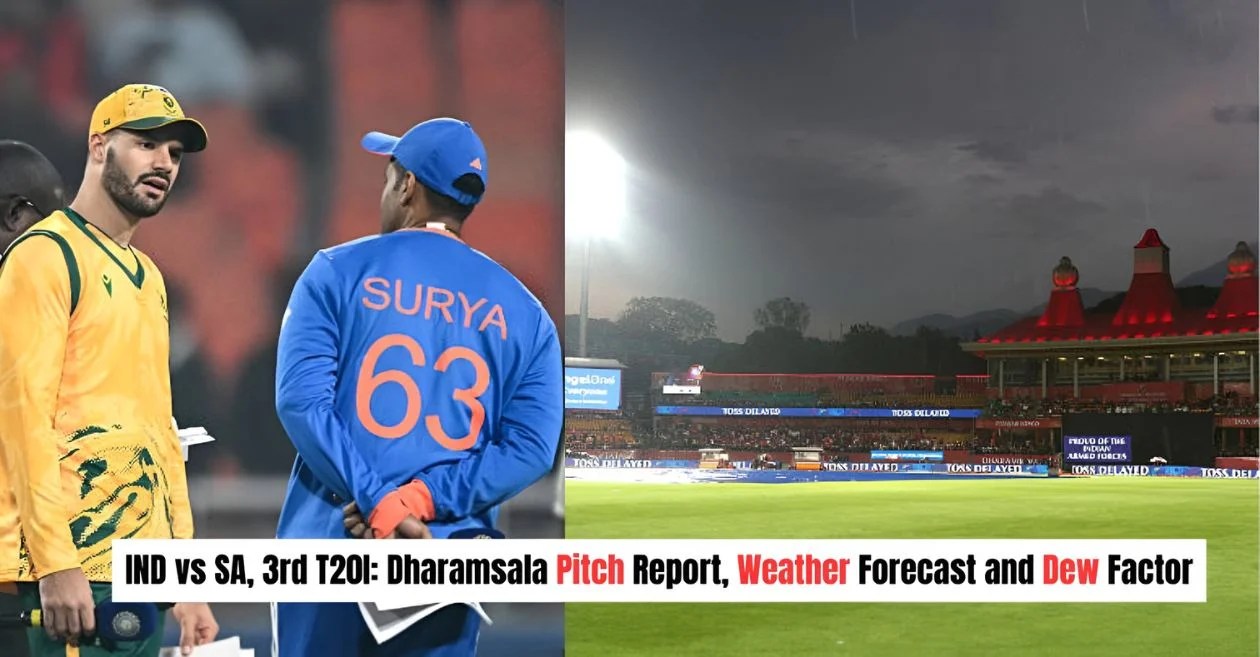 IND vs SA, 3rd T20I: Dharamsala Pitch Report, Weather Forecast, and Dew Factor IND vs SA, 3rd T20I: Dharamsala Pitch Report, Weather Forecast, and Dew Factor
