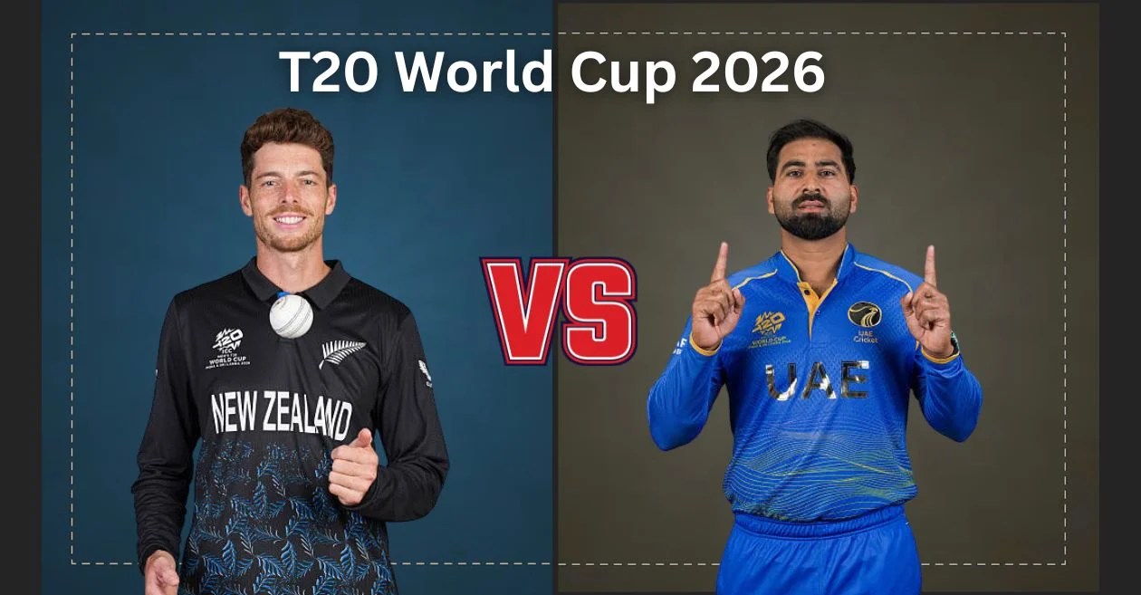 NZ vs UAE, T20 World Cup 2026 Match Prediction: Who will win today’s game between New Zealand and United Arab Emirates? NZ vs UAE, T20 World Cup 2026 Match Prediction: Who will win today’s game between New Zealand and United Arab Emirates?