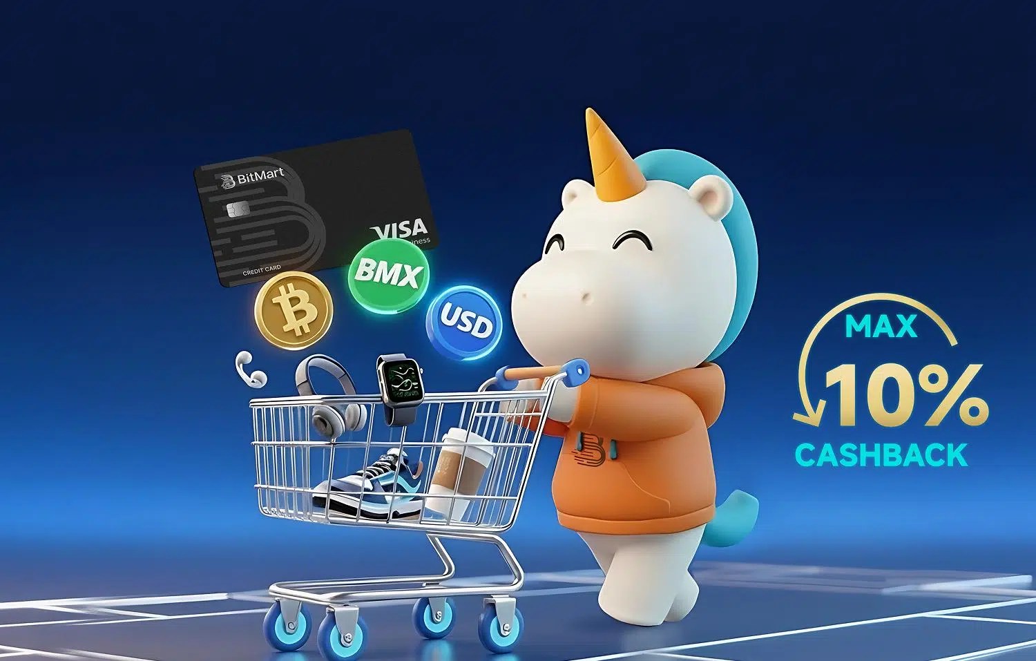 Remise en argent maximale de la carte BitMart.
