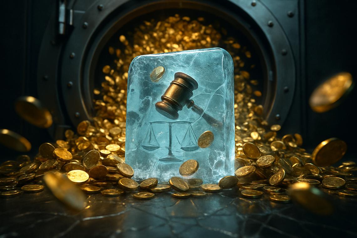 court freezes Bitcoin assets now