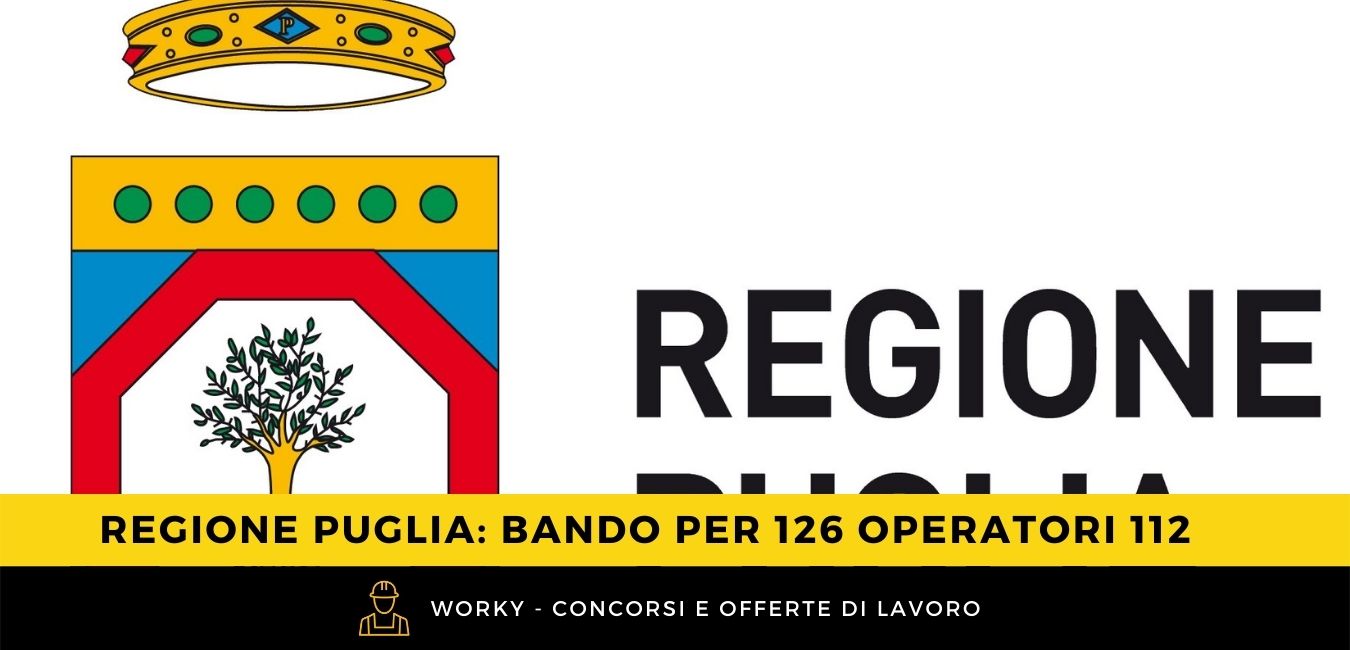 Regione Puglia, Concorso Per 126 Operatori 112 650_x_1350_jpg