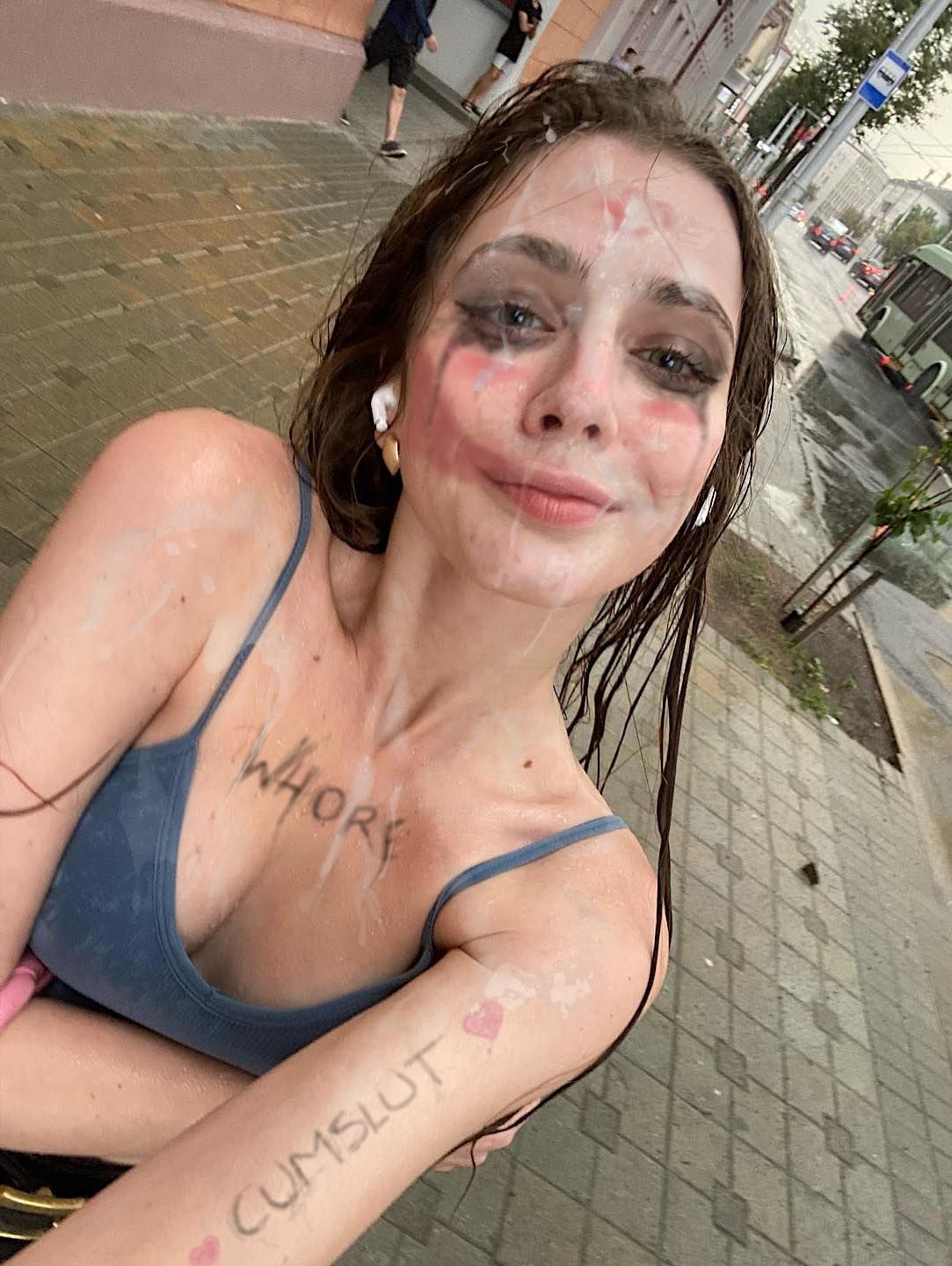 Walking whore - Cum Face GeneratorCum Face Generator