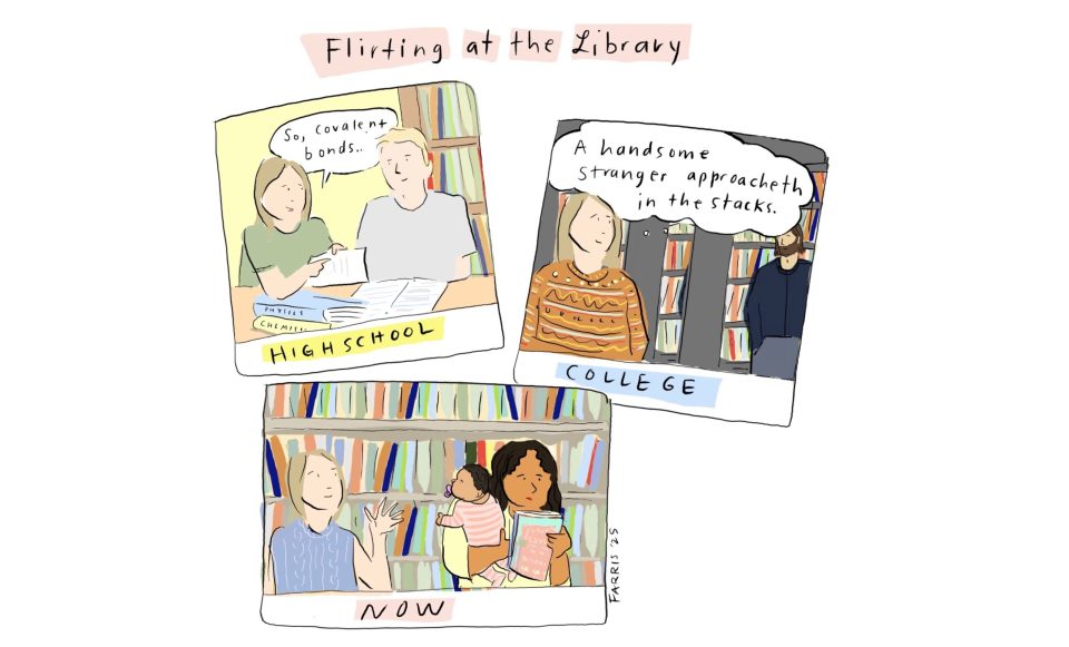 Flirting at the Library | Cup of Jo