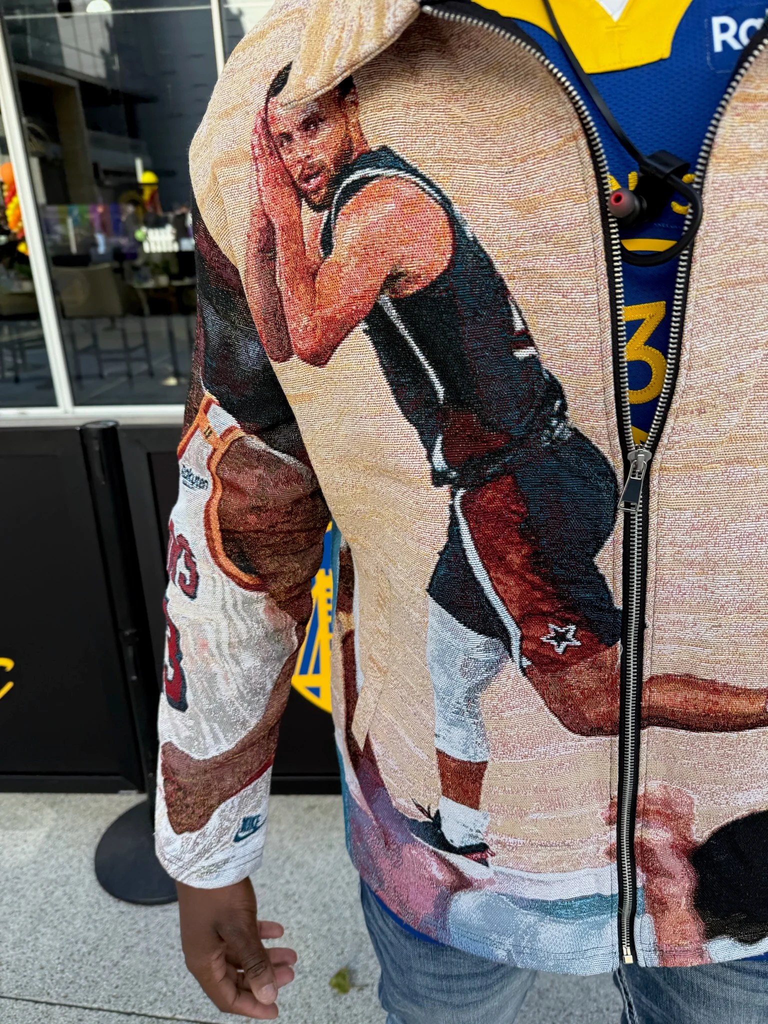 warriors jacket Elias Guting