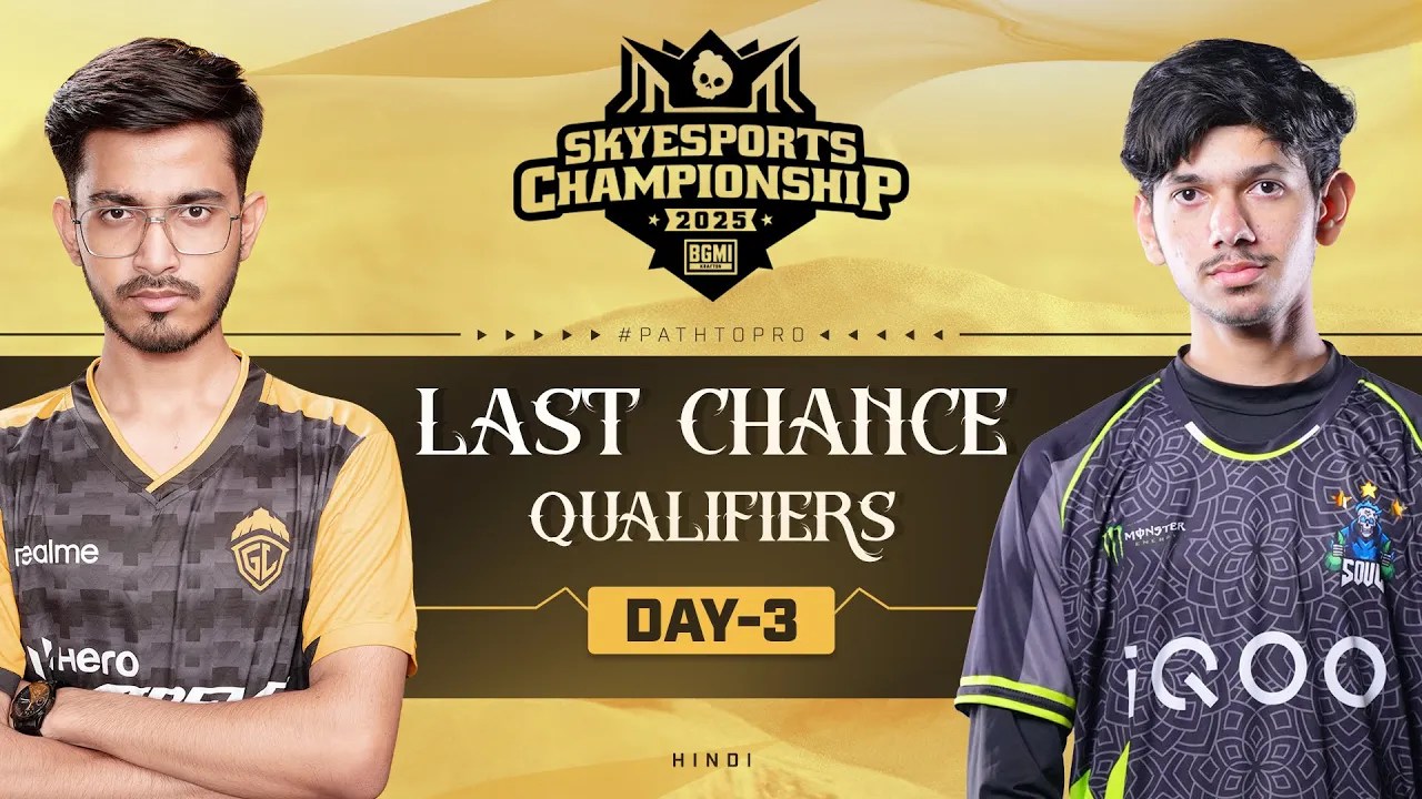 BGMI Skyesports Championship 2025: Presentation of the LCQ Day 3