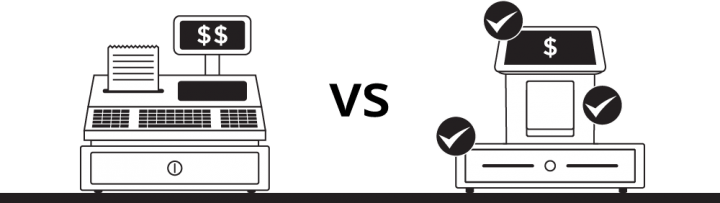 Perbedaan Fitur Mesin Kasir/ Cash register dengan sistem Point of Sale (POS)