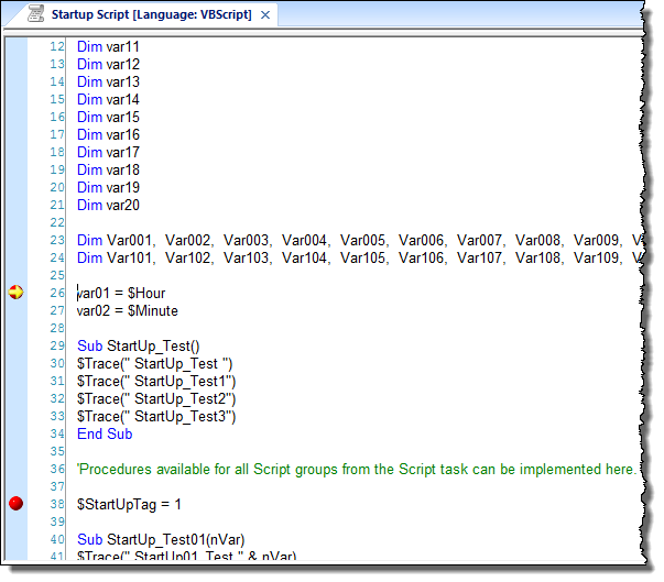 Step through your VBScript code | Web Studio Help