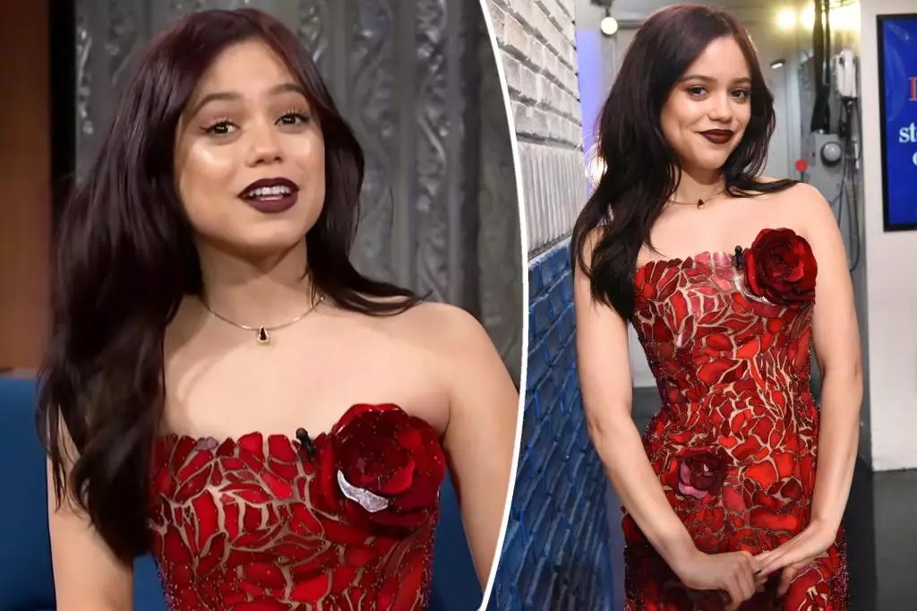 Glimmering Elegance: Jenna Ortega Radiates Confidence in Show-Stopping Attire