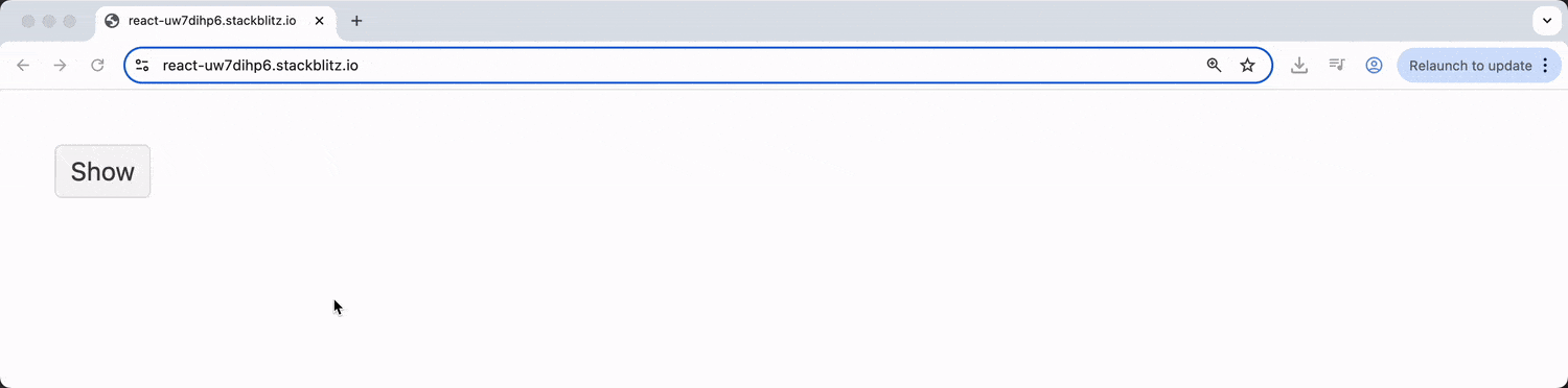 Travailler avec le composant popup Kendoreact