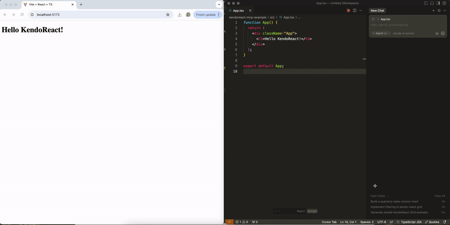 La bibliothèque d’invites KendoReact