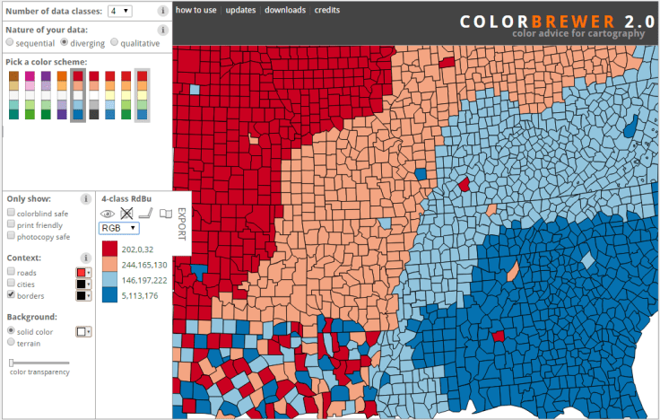 Memilih Warna dalam Peta – Daily GIS