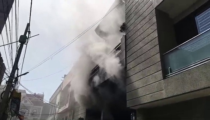 A terrible fire in 2 colonies in Ludhiana, Machi Chandar, the grandfather death in the accident