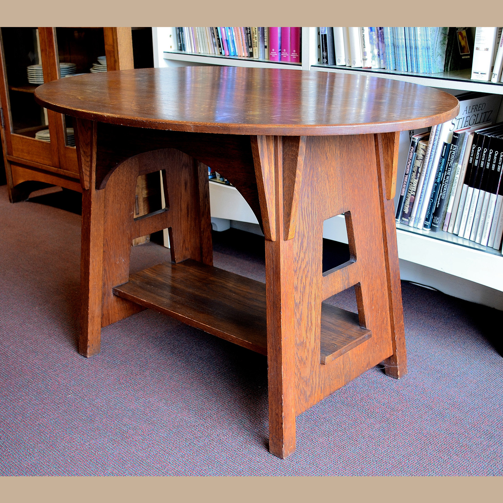 Limbert Single Oval Library Table Dalton S American Decorative Arts