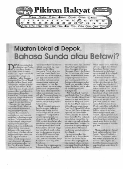 Top PDF Muatan Lokal di Depok, Bahasa Sunda atau Betawi? - 123dok.com