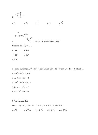 Top PDF SOAL TES MASUK SMP - 123dok.com