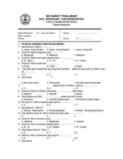 Top PDF surah Al-Kafirun - 123dok.com