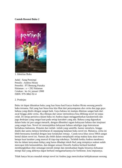 Contoh Resensi Buku 2