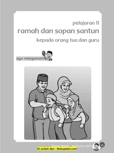 Top PDF Pelajaran 11 Ramah dan Sopan Santun Kepada Orang Tua dan Guru -  123dok.com