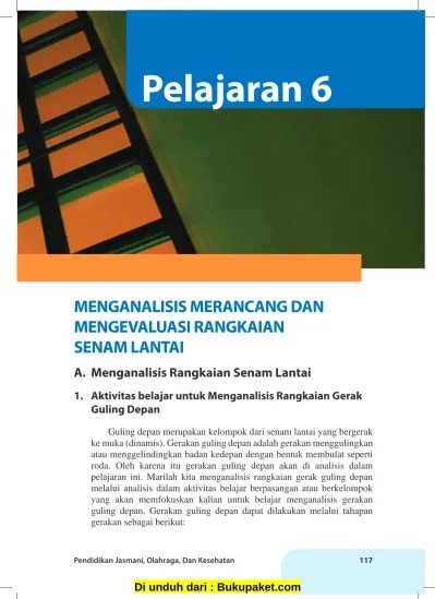 Pelajaran 6 Menganalisis Merancang dan Mengevaluasi Rangkaian Senam Lantai