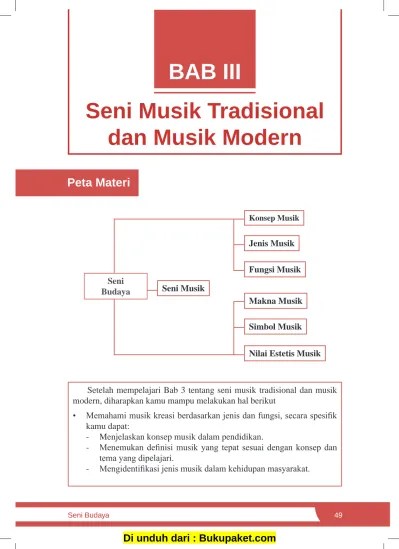 Bab 3 Seni Musik Tradisional dan Modern