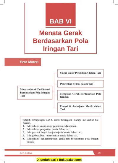 Bab 6 Menata Gerak Berdasarkan Pola Iringan Tari