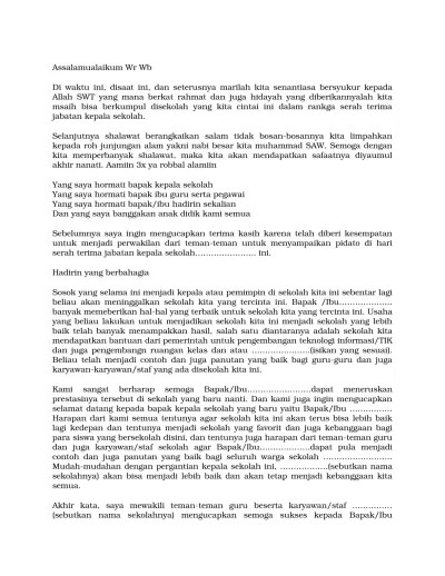 Contoh pidato singkat tentang lingkungan