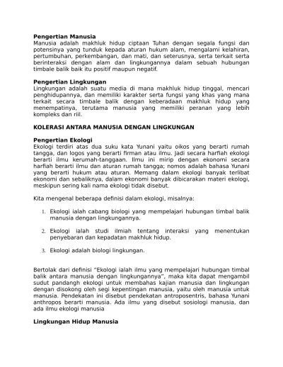 Manusia dan lingkungan 001