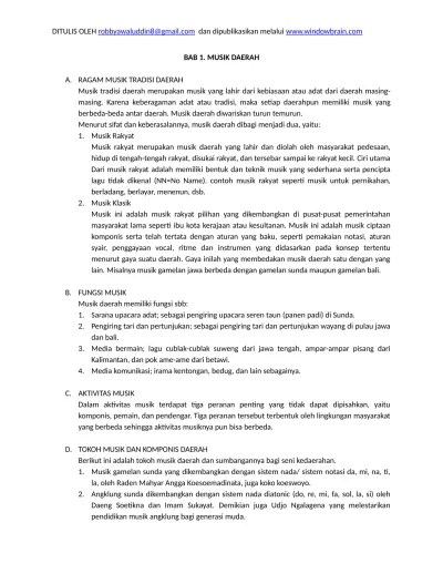 Top PDF RANGKUMAN MATERI SENI BUDAYA KELAS VII - 123dok.com