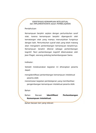 Sesi 1 LK 2 IDENTIFIKASI KEMAMPUAN INTELEKTUAL