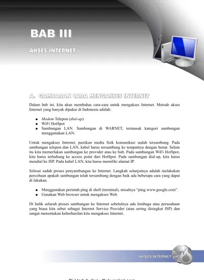 Bab 3 Cara Mengakses Internet
