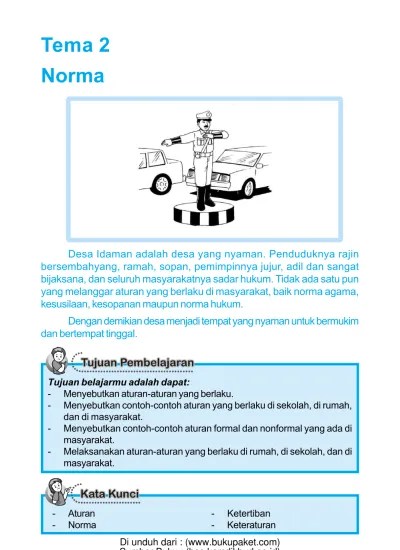 PKn SD MI Kelas 3. Tema 2