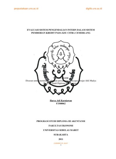 Top PDF Dilihat dari segi kelemahan ada beberapa kelemahan dalam sistem  pemberian kredit ini - 123dok.com