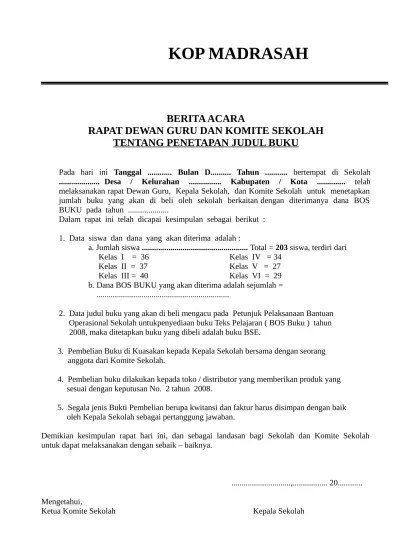 2. fORMAT STANDAR PROSES\21.5. Berita Acara Pemilihan Buku
