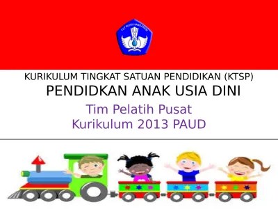 8 KTSP PAUD Kurikulum 2013